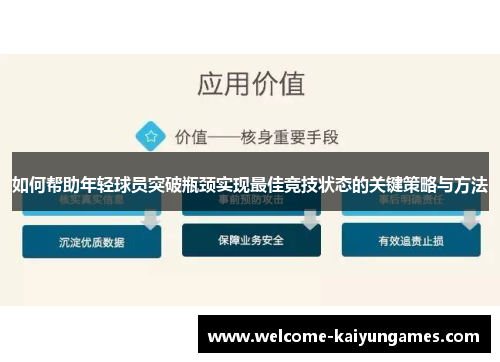 如何帮助年轻球员突破瓶颈实现最佳竞技状态的关键策略与方法
