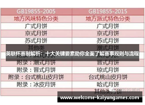 英联杯赛制解析:十大关键要素助你全面了解赛事规则与流程 英联杯赛制解析:十大关键要素助你全面了解赛事规则与流程