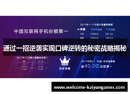 通过一招逆袭实现口碑逆转的秘密战略揭秘